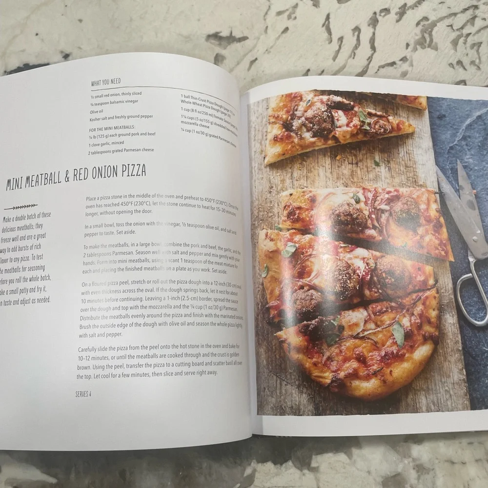 Williams Sonoma Pizza Night Cookbook - Black and Brown Cover
